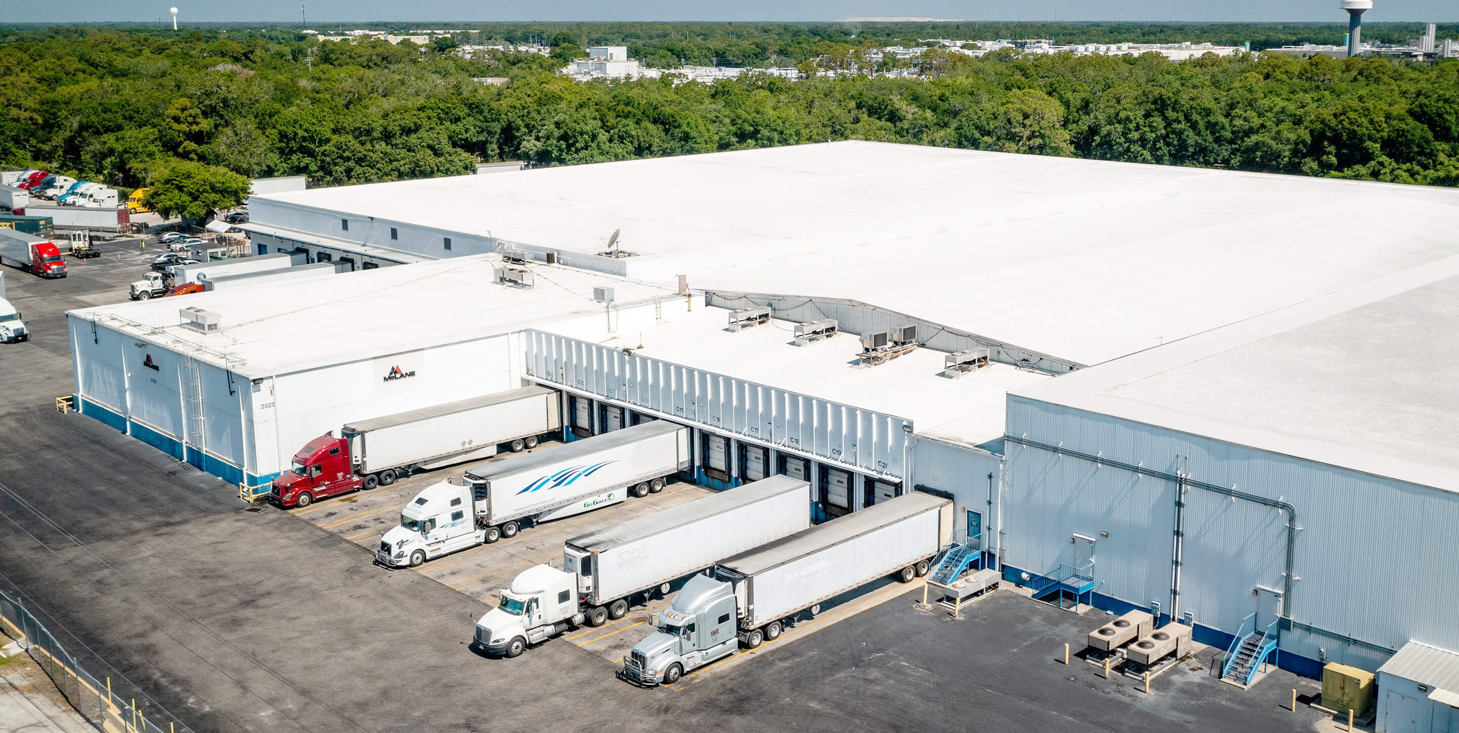 McLane Distribution Center aerial