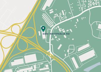Westphalia Road warehouse map view