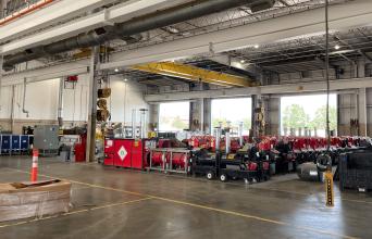 Westphalia Road warehouse interior view