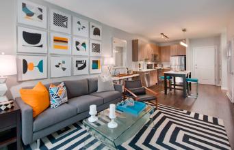 The Parker apartment interior view