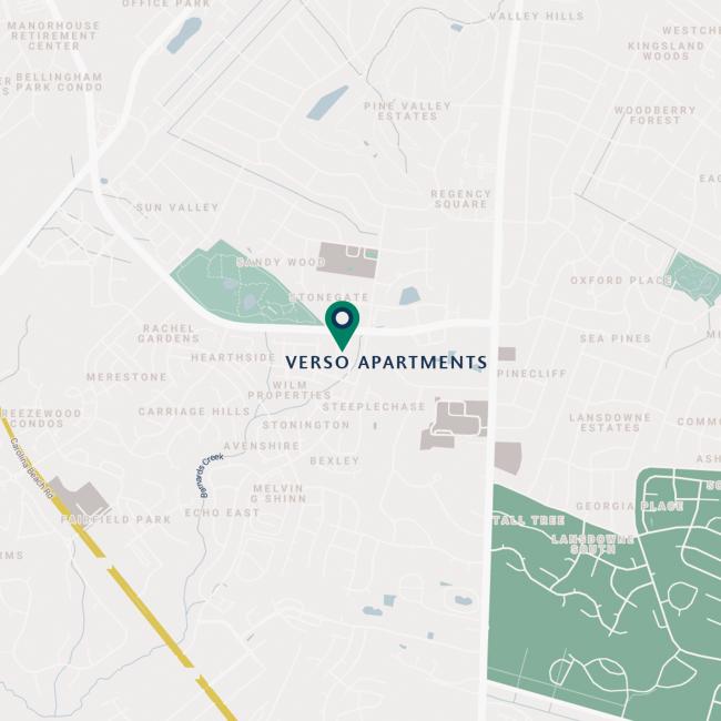 Verso Apartments map