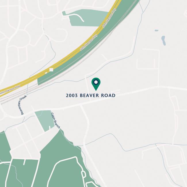 2003 Beaver Road map